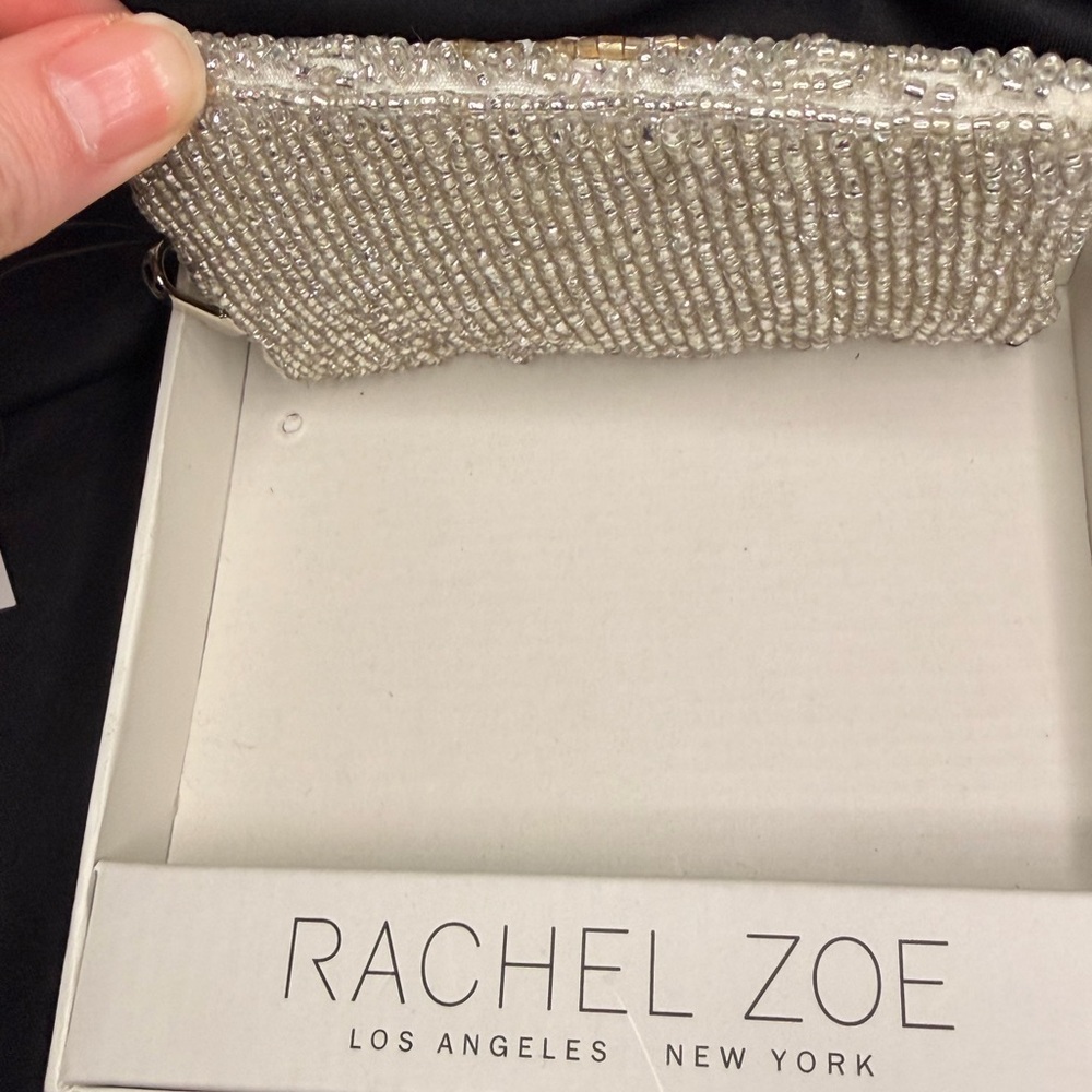 🪩NWT Rachel Zoe Elegant Beaded Martini Card Case & Charm Set - Picture 4 of 7
